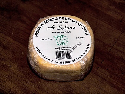 fromage lait de brebis niolo corse
