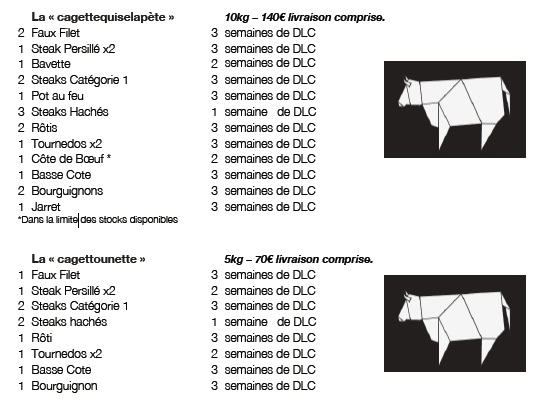 Contenu de la contenu lacagettequiselapète viande