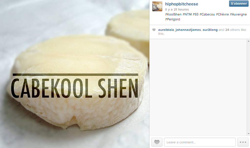 fromage Cabecou rappeur kool shen