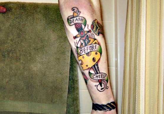 Tatoo Death Before Cheese Tatoo Death Before Cheese