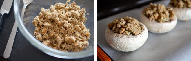 Préparation du crumble avec les noix crumble noix