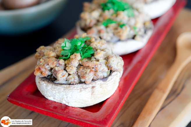 Champignon Farçi Façon Crumble champignon farçi façon crumble