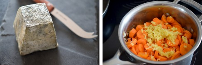 valençay fromage carottes gingembre