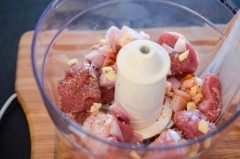 Meatballs canard piment Espelette cerise noire