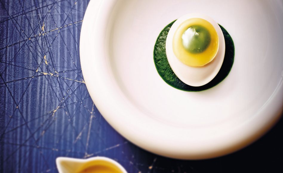 Oeuf mollet façon florentine par Frédéric Anton