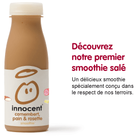 smoothie salé camembert rosette pain