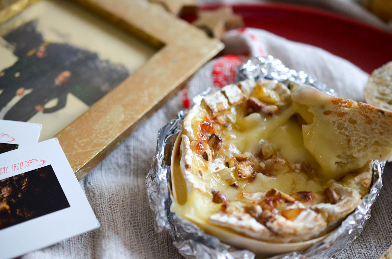 camembert roti noix miel