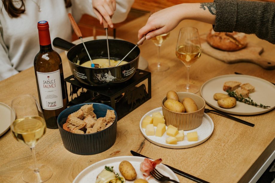 Fondue et Vin blanc