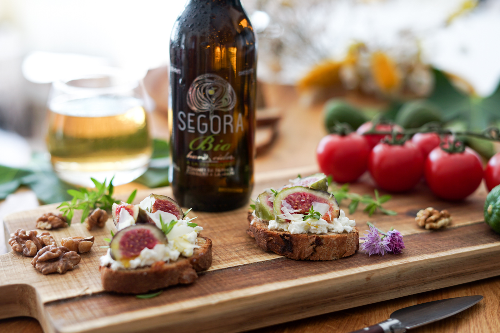 Tartines aux figues et chèvre